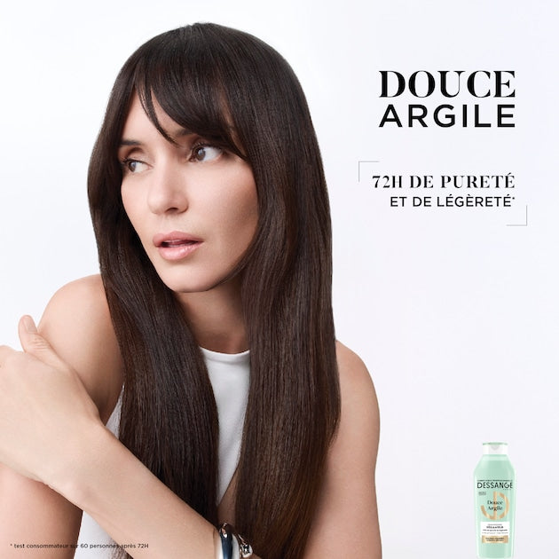 Dessange Shampoing Douce Argile Régulateur Enrichi À L'Acide Salicylique Et Argile Blanche