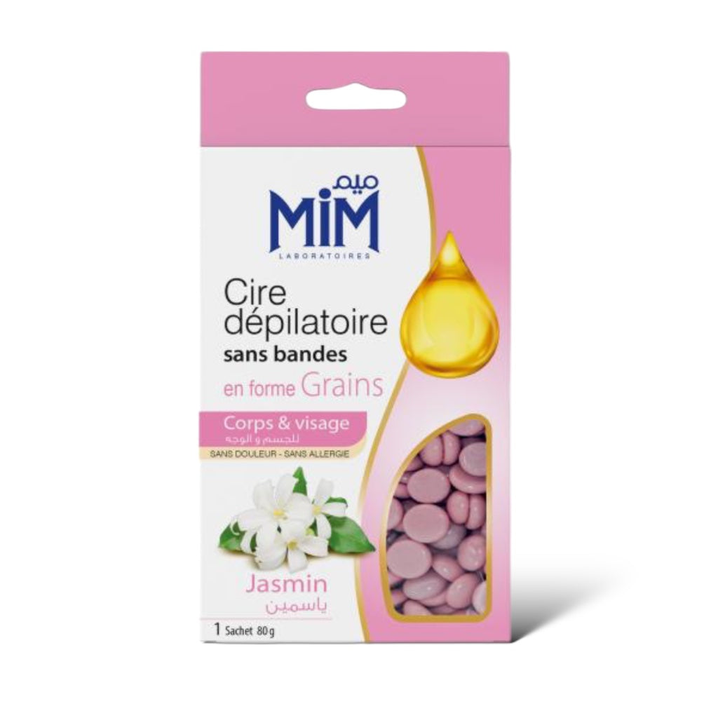Cire Dépilatoire Sans Bandes En Forme Grains Corps Visage Jasmin