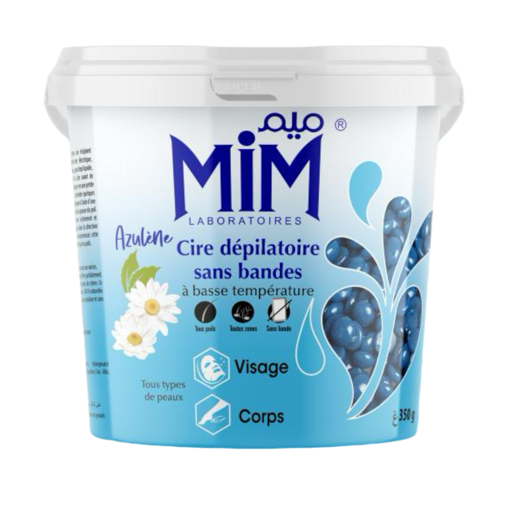 Mim Laboratoires Cire Bépilatoire Sans Bandes Azuléne À Basse Température