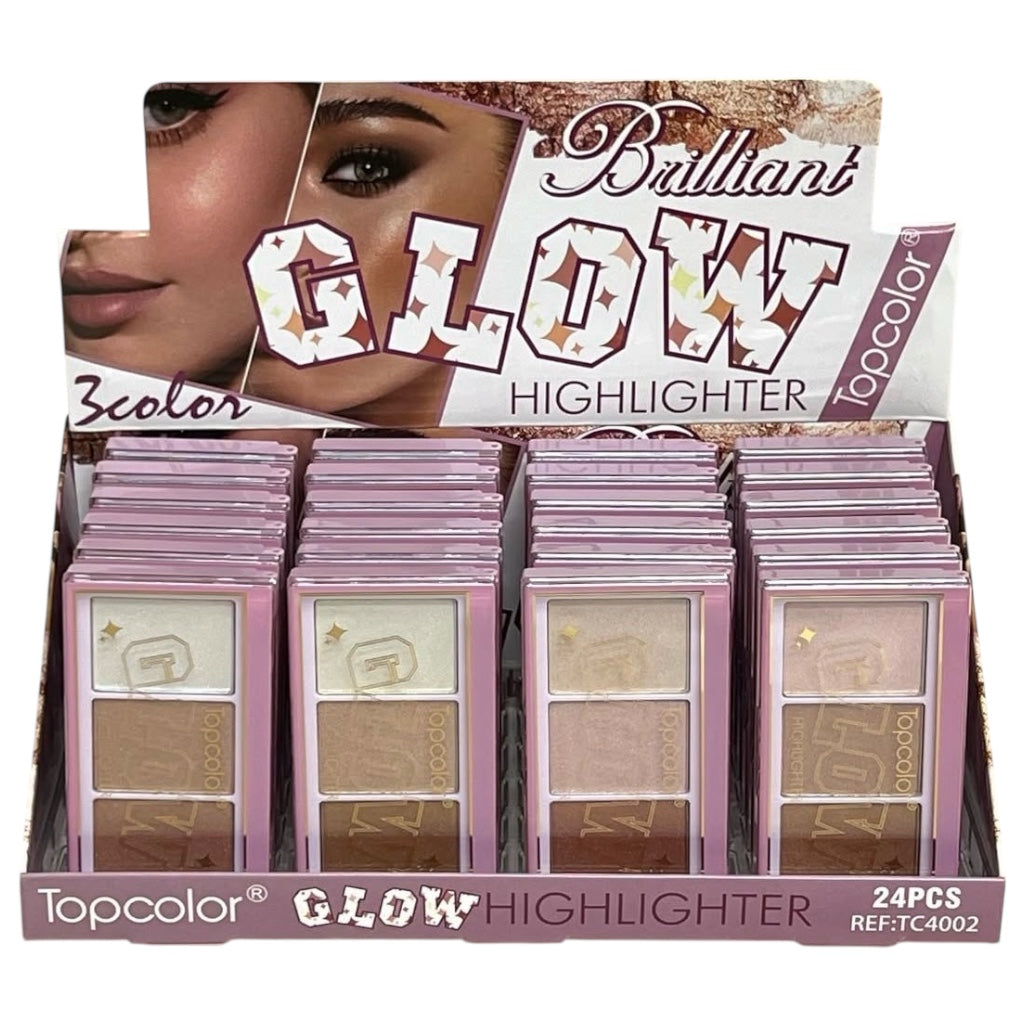 Topcolor Glow Highlighter 3 Color Brilliant