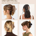 Pince À Cheveux Pinces À Griffes En Forme De Fleur Pinces À Mâchoires Carrées 1Pc