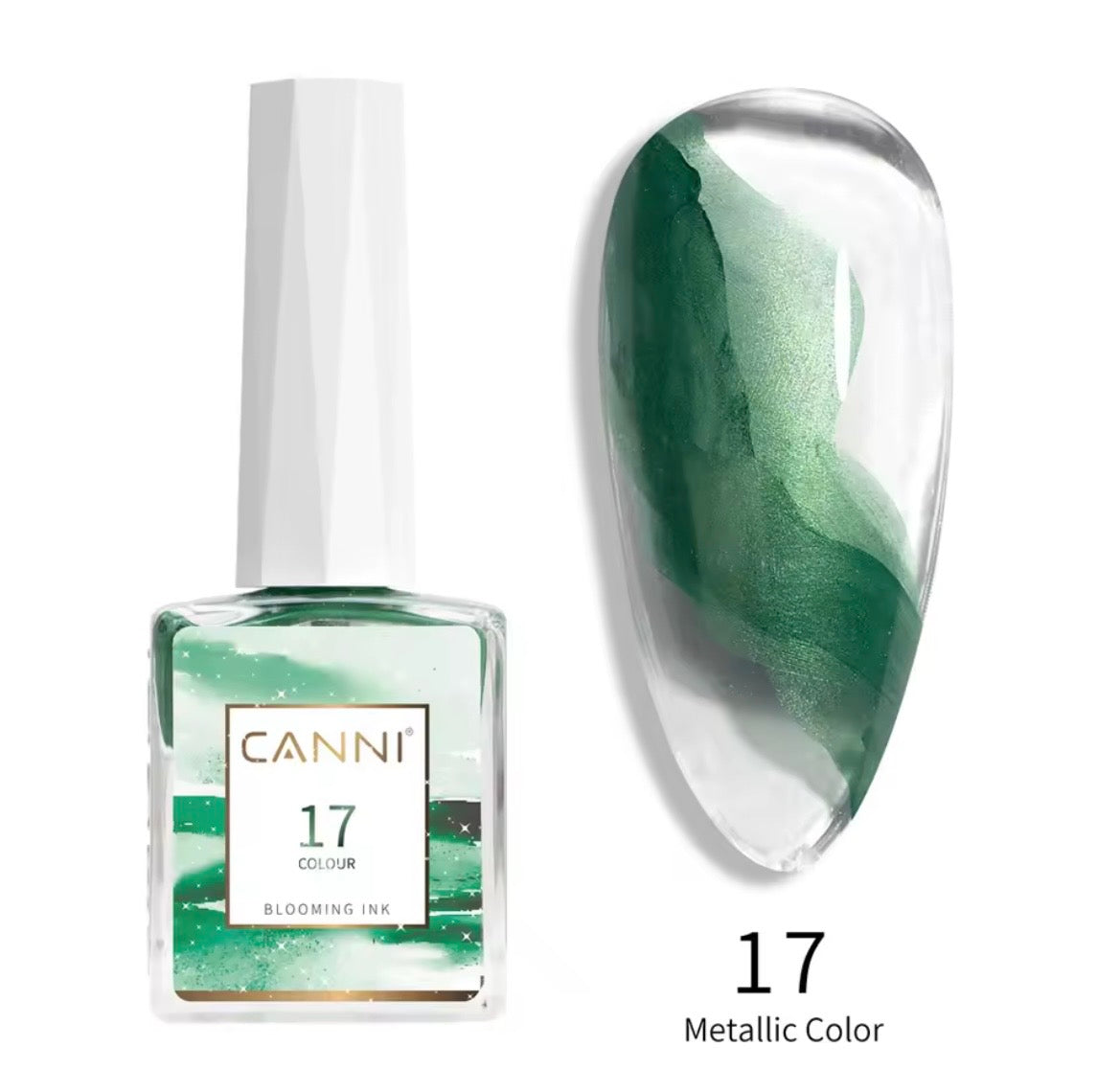 Canni Blooming Sans Hema Sans Tpo Gel Effet Marbré Aquarelle