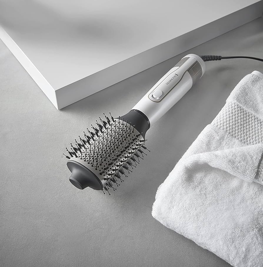 Remington Brosse Ovale Soufflante Ionique 3En1 Sèche Coiffe & Hydrate 1200W Céramique 3 Températures Variables/ 2 Vitesses As8901