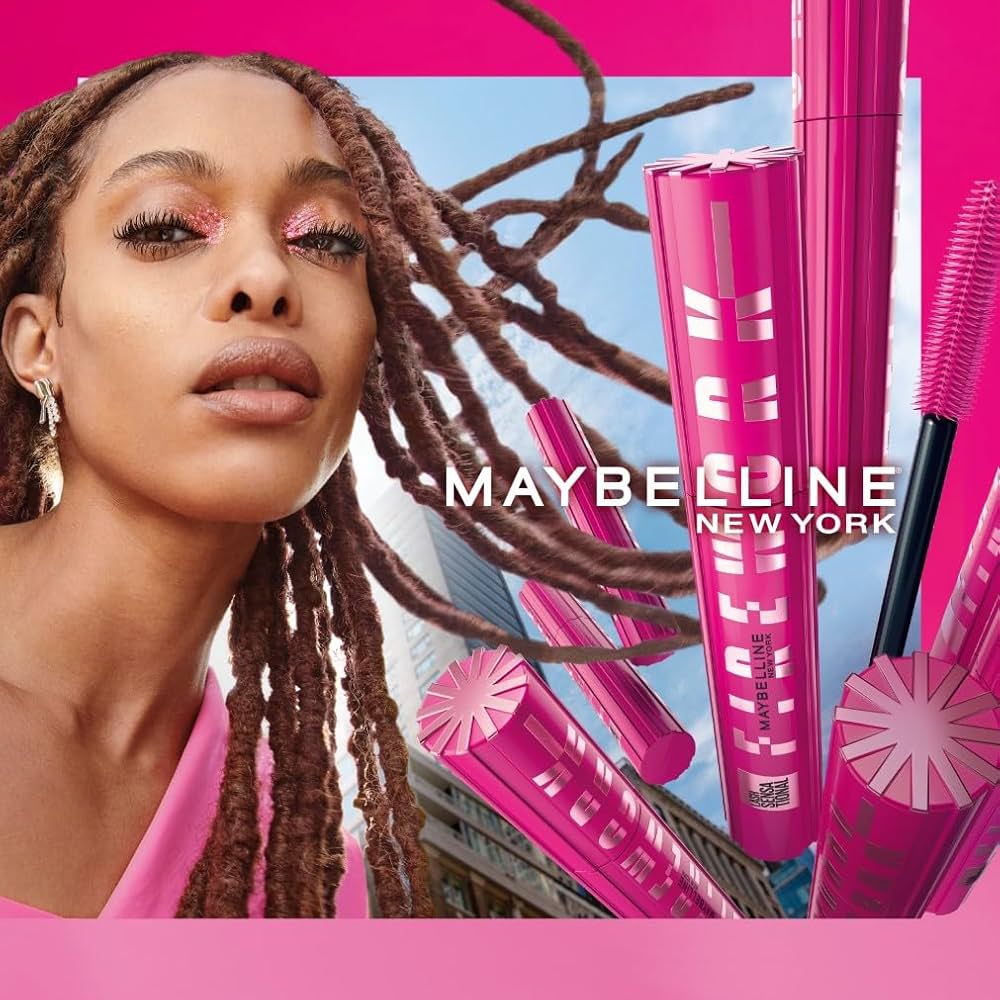 Maybelline New York Mascara Waterproof Volume & Définition Effet Cils Déployés 360° Tenue 24H