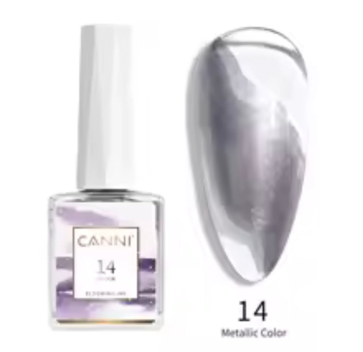 Canni Blooming Sans Hema Sans Tpo Gel Effet Marbré Aquarelle