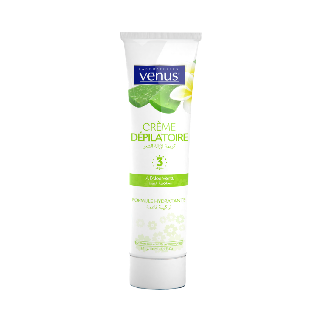 Venus Créme Dépilatoire Formule Hydratante D'Aloe Vera