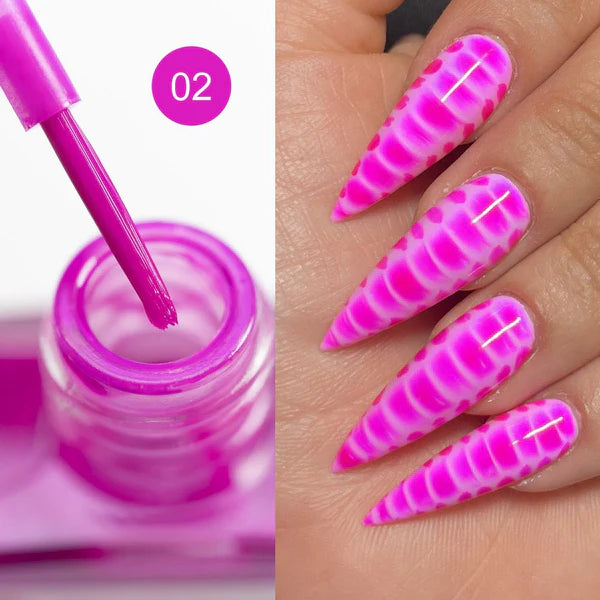 Canni Blooming Sans Hema Sans Tpo Gel Effet Marbré Aquarelle
