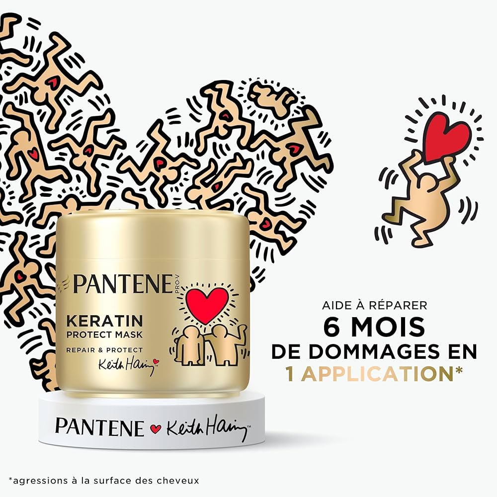 Pantene Pro-V X Keith Haring Art Collection Repair & Protect Keratin Protect Masque Capillaire