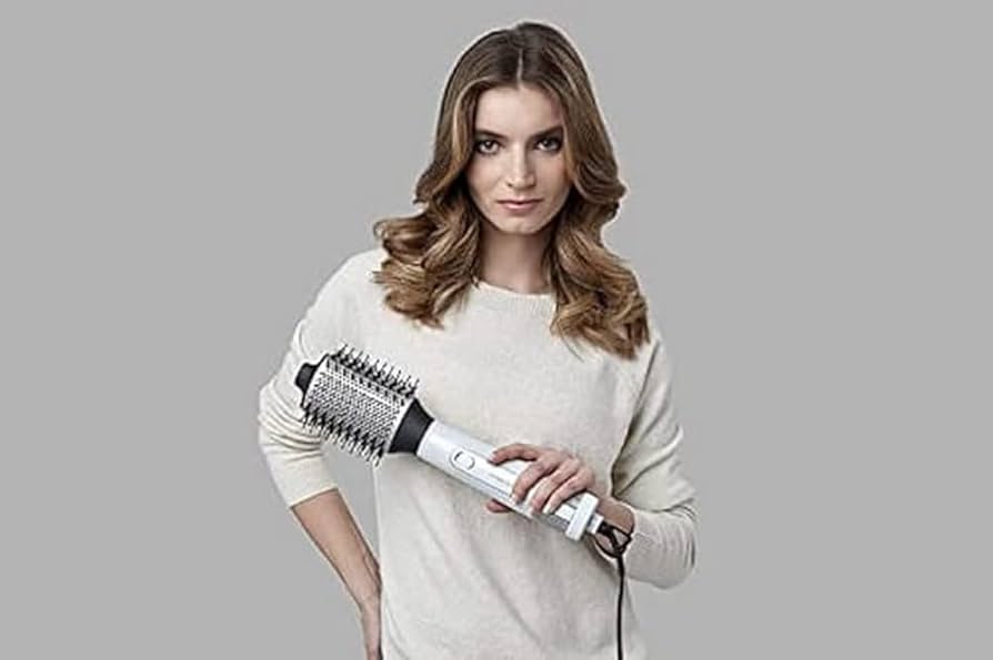 Remington Brosse Ovale Soufflante Ionique 3En1 Sèche Coiffe & Hydrate 1200W Céramique 3 Températures Variables/ 2 Vitesses As8901