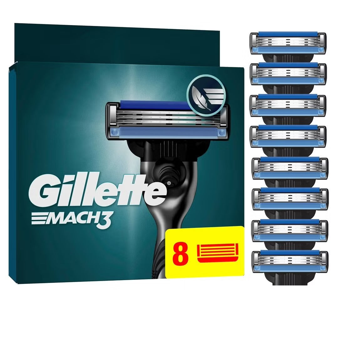 Gillette Mach3 Recharge De Lames De Rasoir Homme Originales