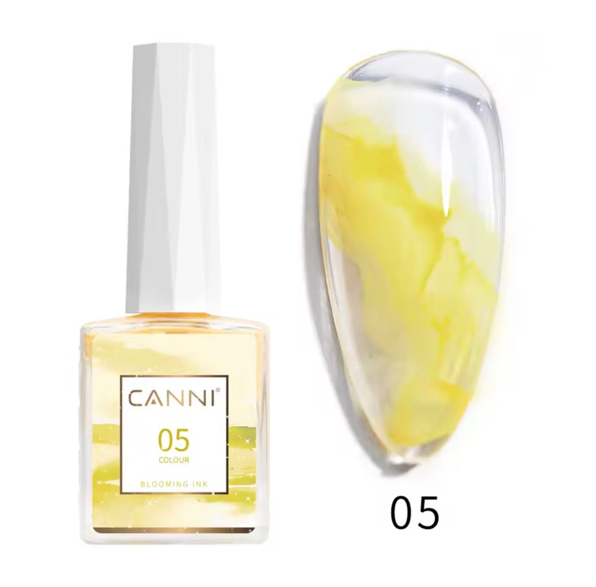 Canni Blooming Sans Hema Sans Tpo Gel Effet Marbré Aquarelle