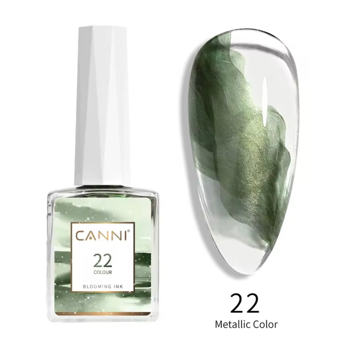 Canni Blooming Sans Hema Sans Tpo Gel Effet Marbré Aquarelle