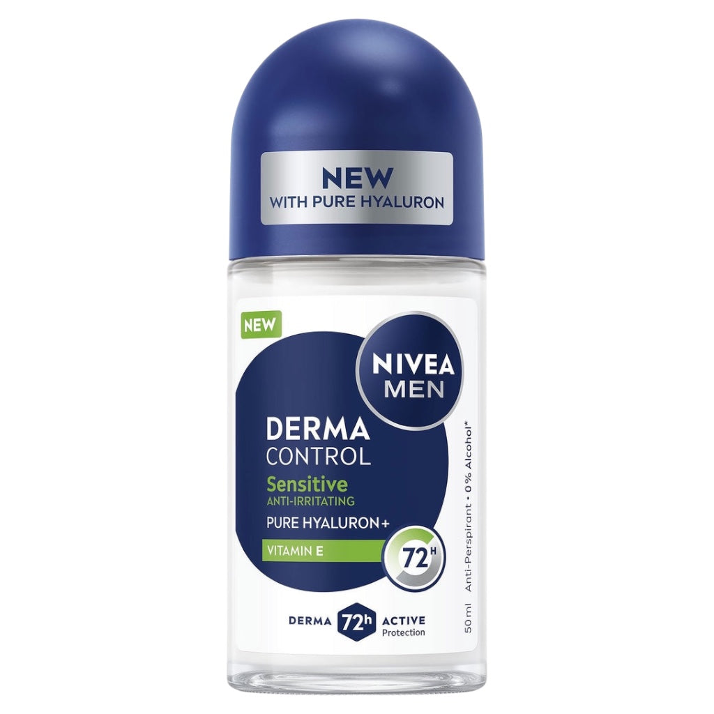 Nivea Men Déodorant Anti-Perspirant Bille Roll-On Derma Control Sensitive