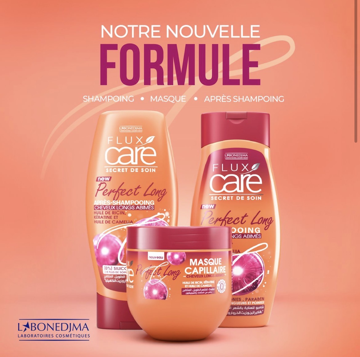 Flux Care Secret De Soin 2Usages Pré-Shampoing & Masque Pevbect Long