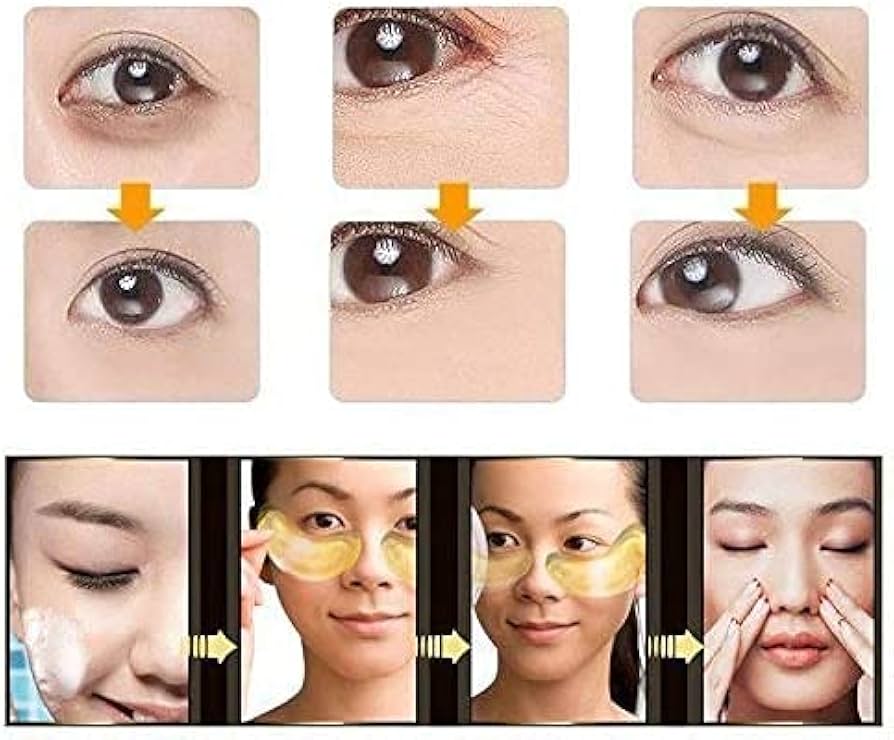 Gabriella Salvete Paires Masque Yeux Anti-Enflures Et Anti-Cernes Au Collagène Gold