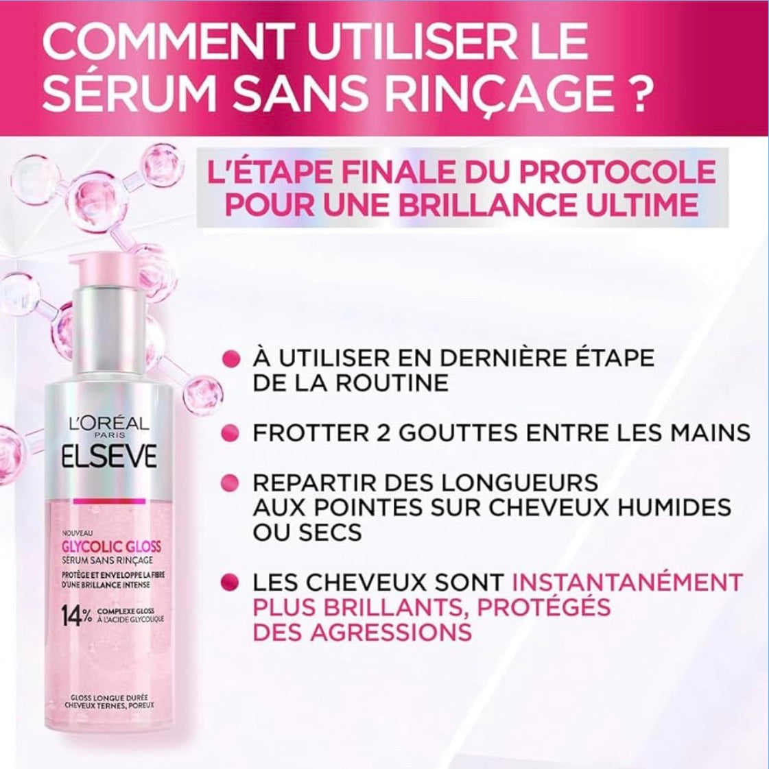 L'Oréal Paris Elseve/Elvive Glycolic Gloss Sérum Sans Rinçage