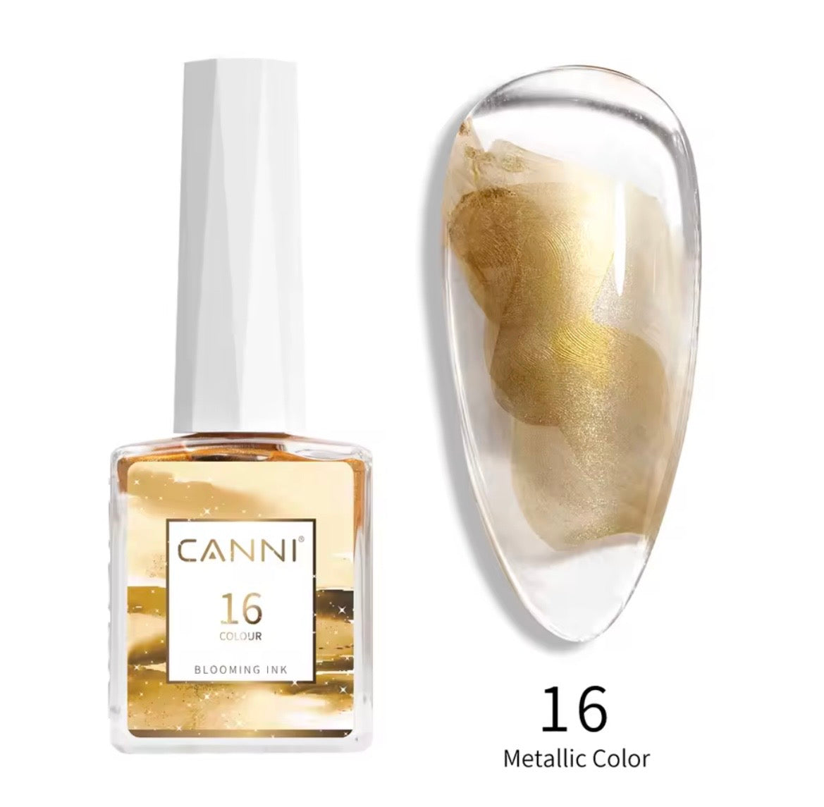Canni Blooming Sans Hema Sans Tpo Gel Effet Marbré Aquarelle