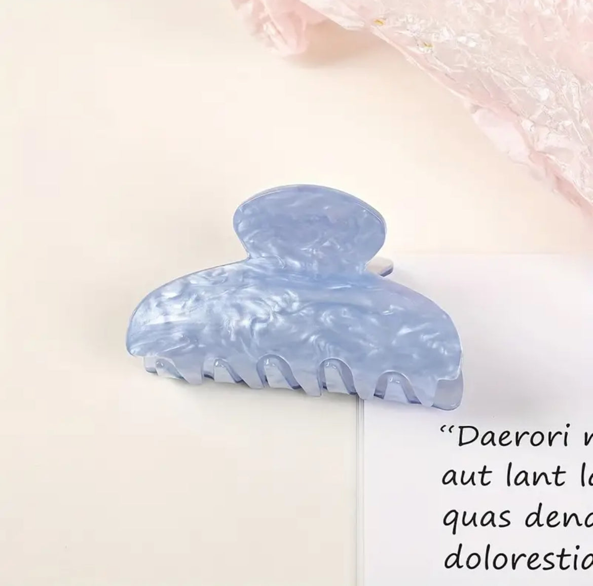 Pince À Cheveux Acétique Sucrée Minimaliste Pour Femmes