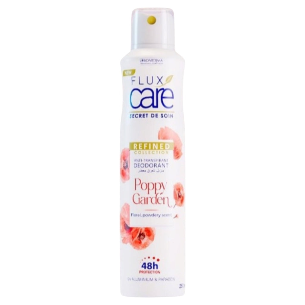 Flux Care Secret De Soin Refined Collection Anti-Transpirant Déodorant Poppy Garden 48H Protection