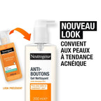 Neutrogena Gel Nettoyant Visage Soin Visage Anti-Boutons Avec Acide Salicylique 1 Flacon Pompe