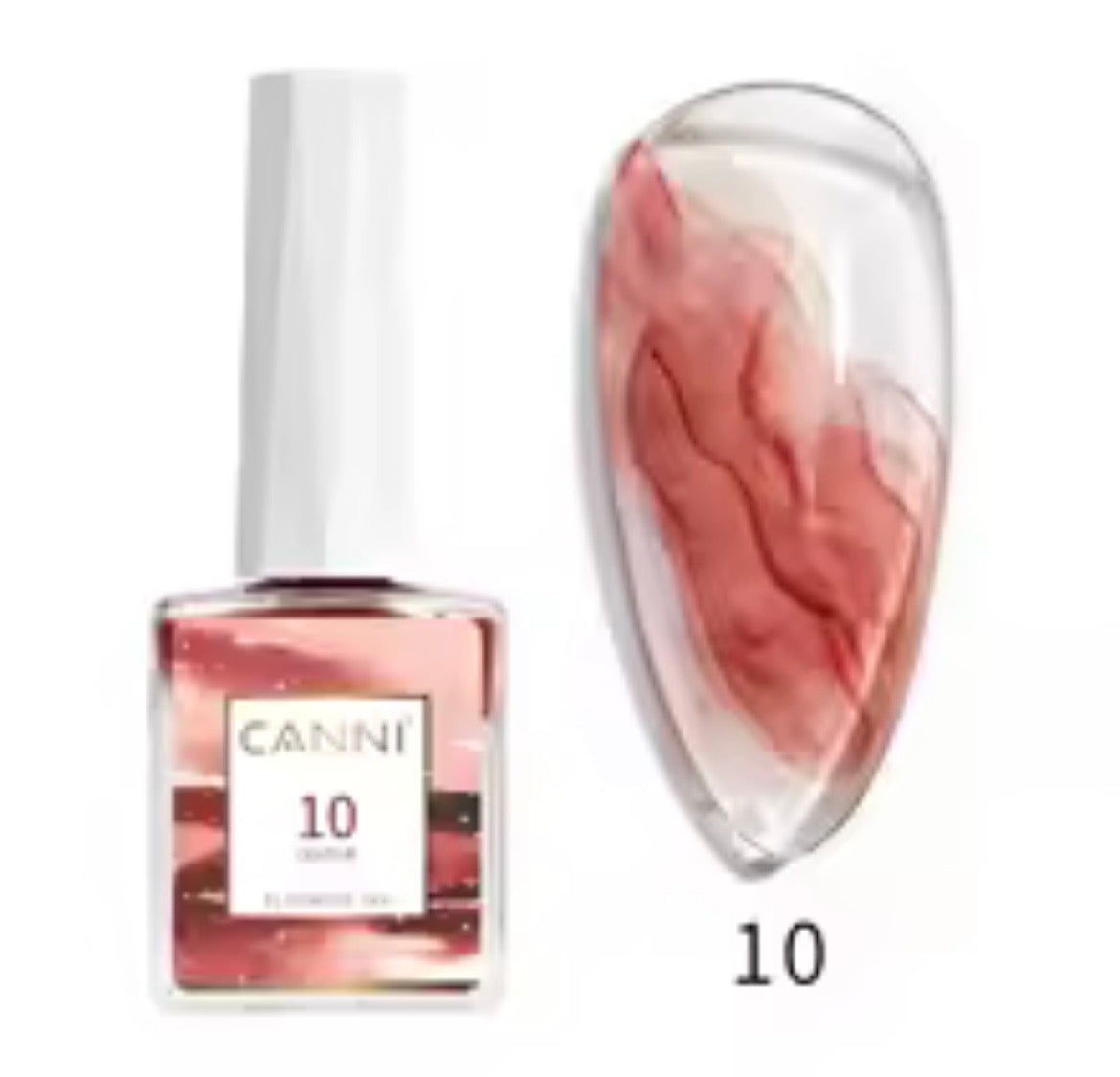 Canni Blooming Sans Hema Sans Tpo Gel Effet Marbré Aquarelle