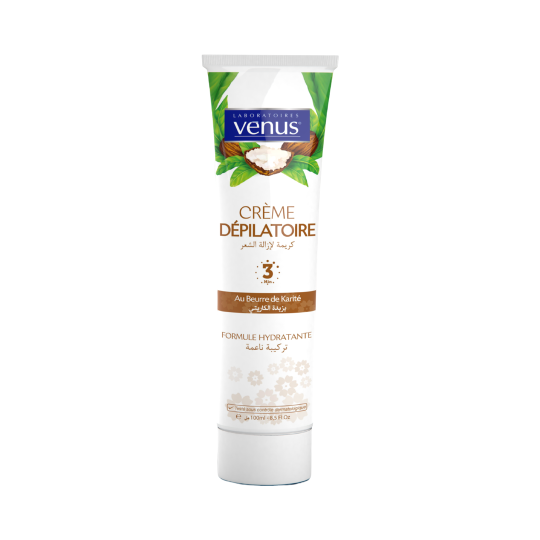 Venus Créme Dépilatoire Formule Hydratantel’Extrait De Beurre De Karité