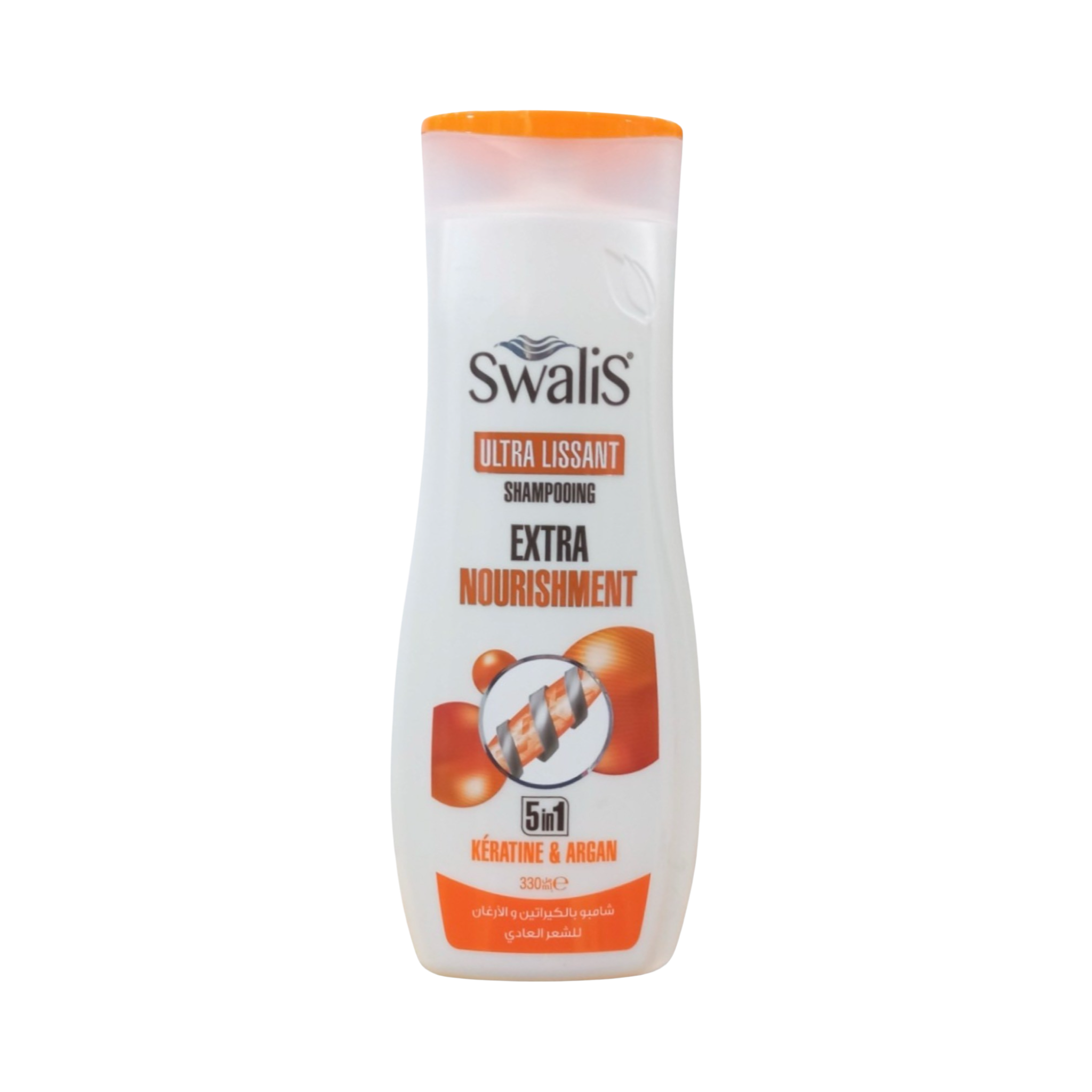 Swalis Ultra Lissant Shampooing Extra Nourishment Kératine Et Argan