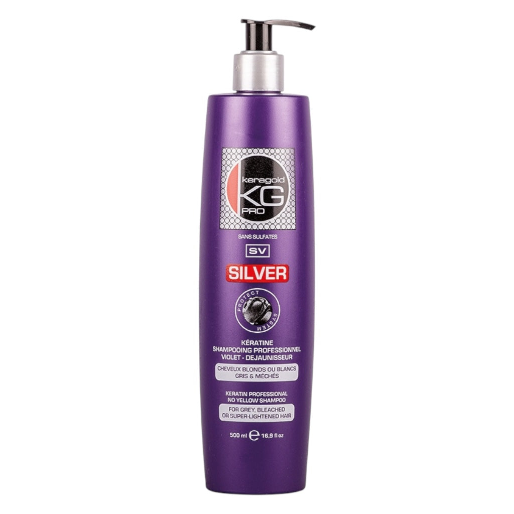 Kéragold Pro Shampoing Sans Sulfates Sv Silver Violet Dejaunisseur