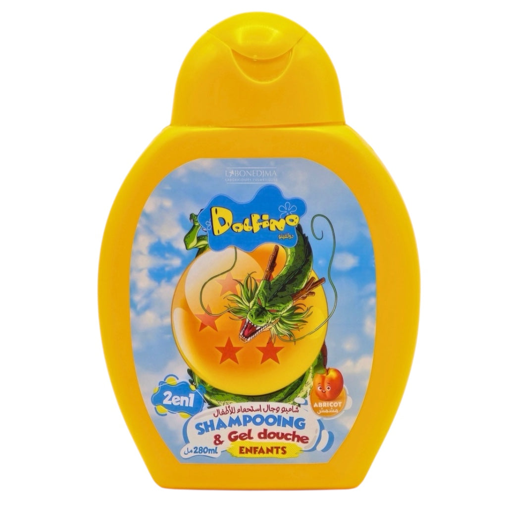 Dolfino Shampoing 2En1 Enfant Dragon Ball Abricot