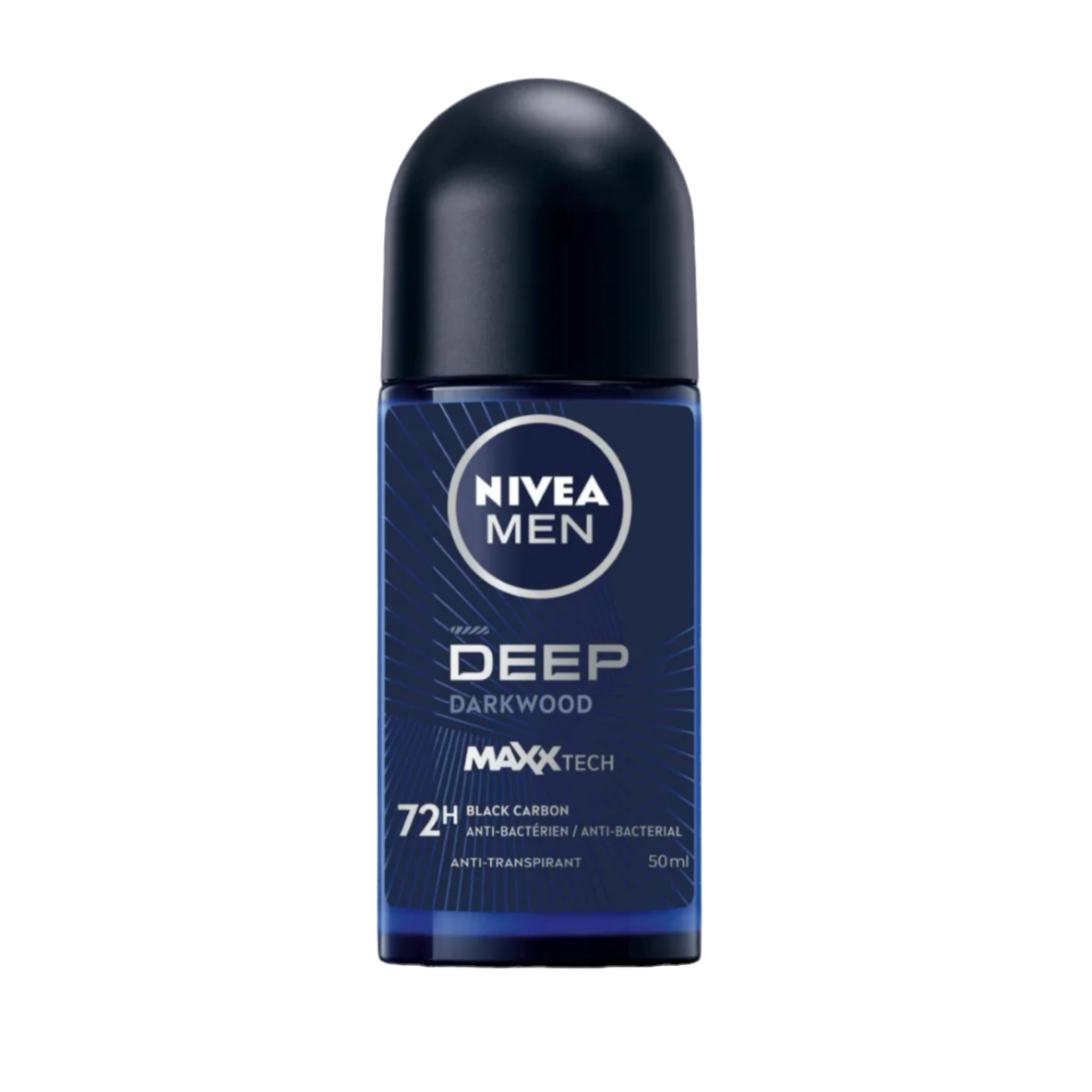Nivea Men Déodorant Bille Deep Darkwood Maxtech 72H Black Carbon Anti-Bacterial