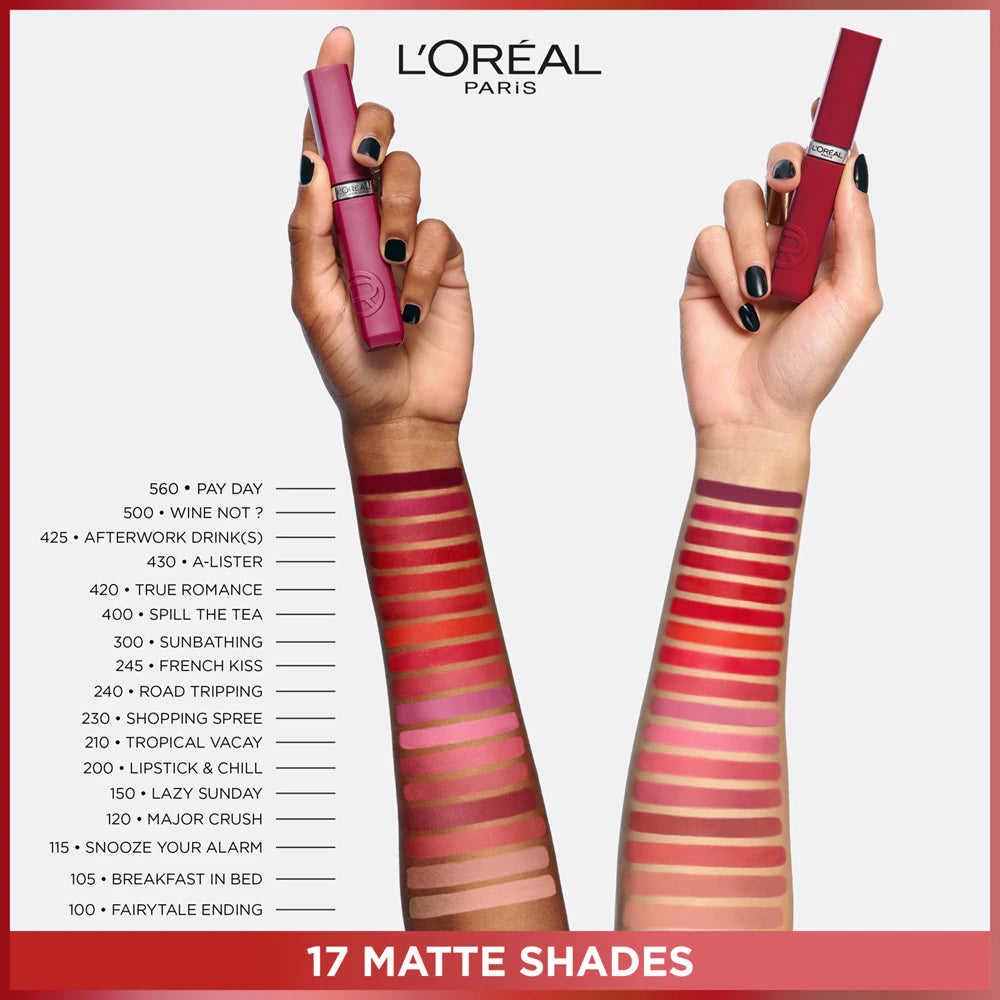 L'Oréal Paris Infaillible Matte Resistance Rouge À Lèvres Mat Hydratant