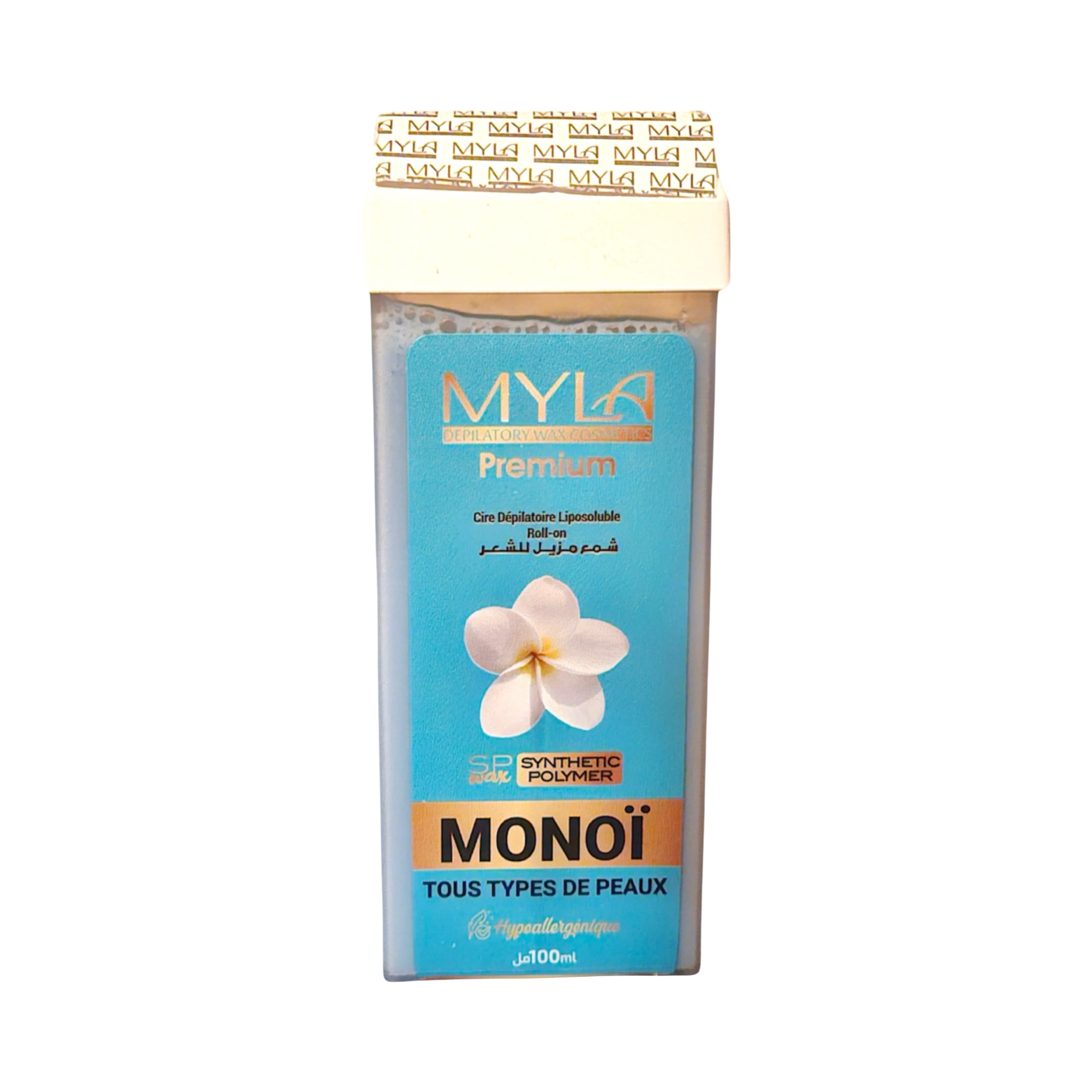 Myla Premium Cartouche De Cire Dépilatoire Roll-On Monoï Tous Types De Peaux