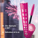 Maybelline New York Mascara Waterproof Volume & Définition Effet Cils Déployés 360° Tenue 24H