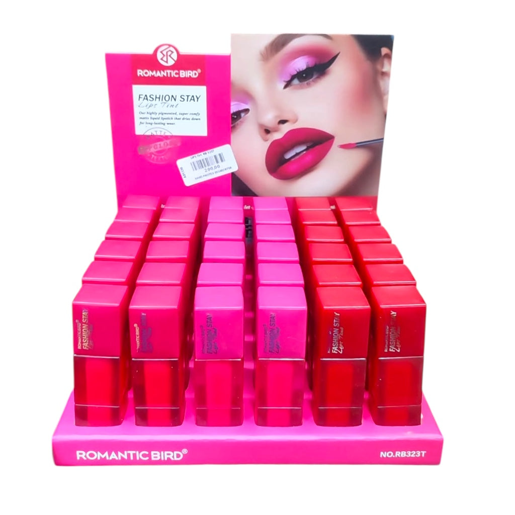 Romantic Bird Rouge À Lèvres Mat Longue Tenue Fashion Stay Lip Tint 1Pc
