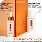 L'Oréal Paris Fluide Anti-Uv Fps 50+ Vitamine C + Vitamine E + Acide Hyaluronique Taches Rides & Teint Irrégulier Fini Invisible