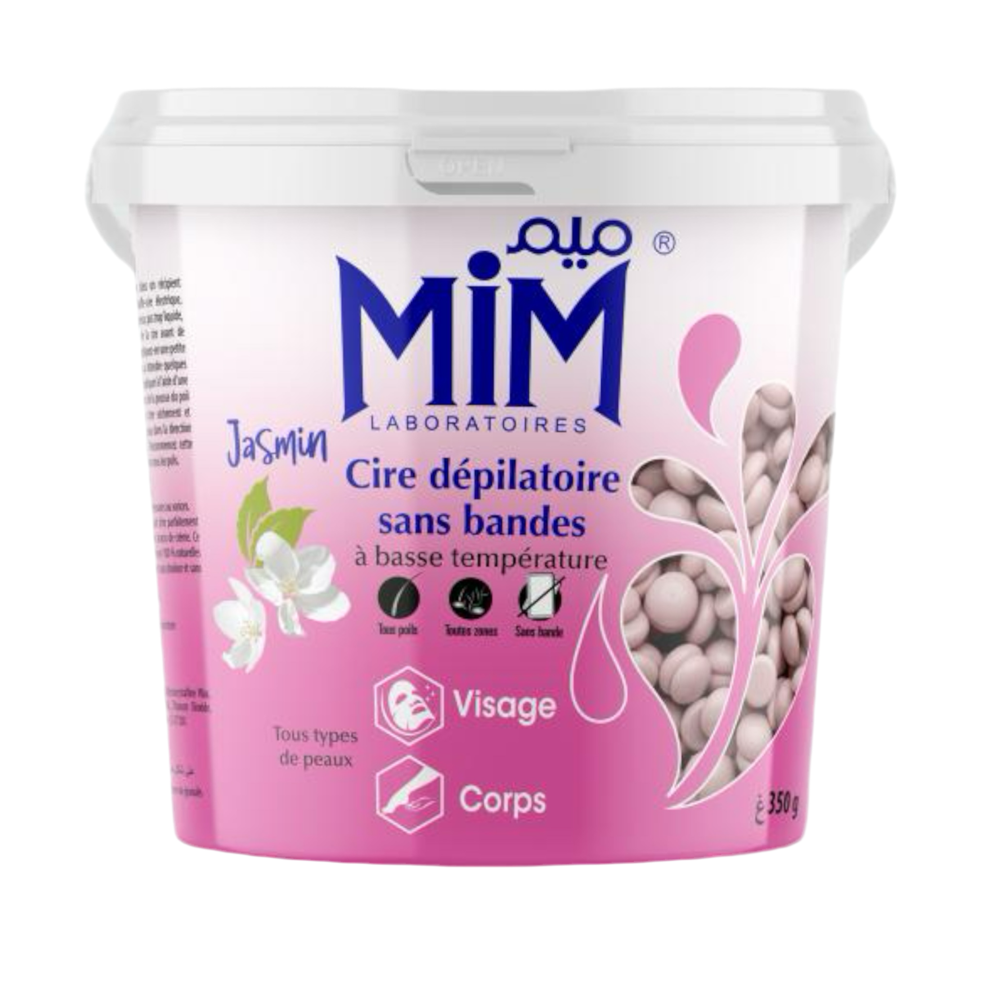 Mim Laboratoires Cire Dépilatoire Jasmin Sans Bandes À Basse Température