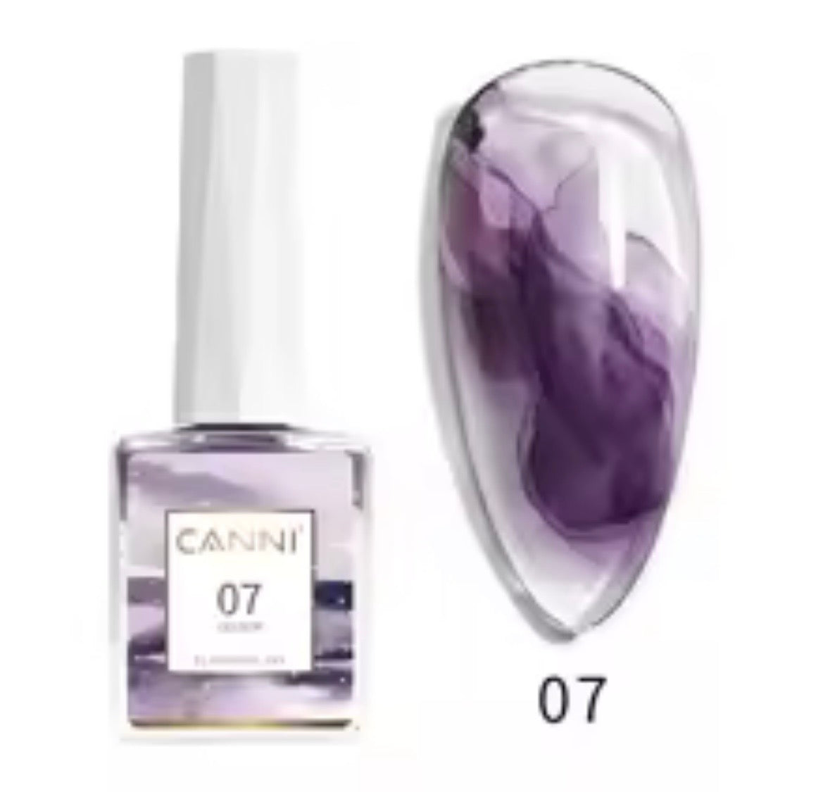 Canni Blooming Sans Hema Sans Tpo Gel Effet Marbré Aquarelle
