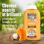 Le Petit Marseillais Shampoing Nutrition Cheveux Secs Et Cassants Miel & Karité Bio