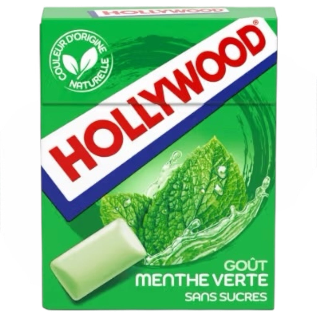 Hollywood 10 Dragées Green Fresh Parfum Menthe Verte Sans Sucres
