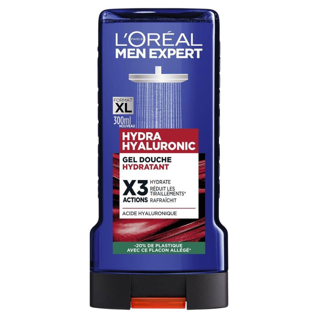 L'Oréal Paris Men Expert Gel Douche Hydra Hyaluronic Hydratant Triple Action