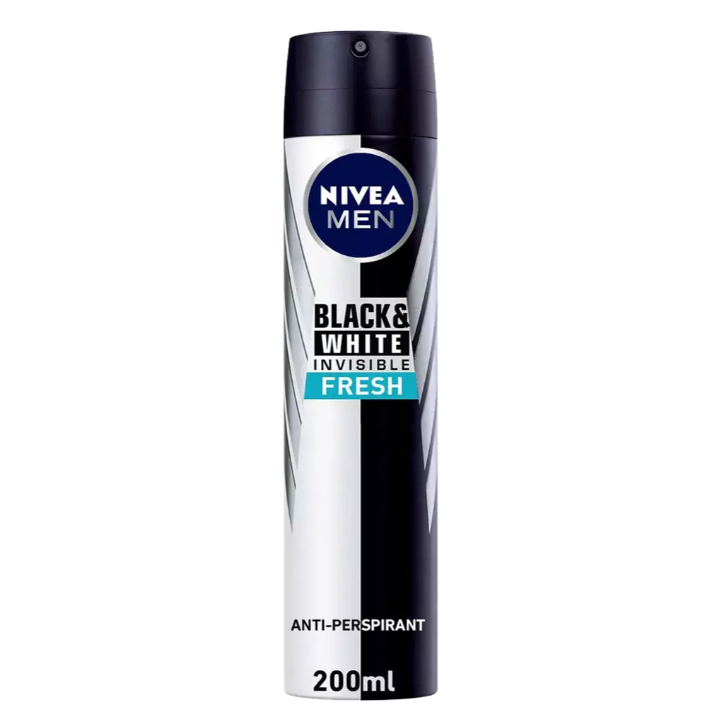 Nivea Men Déodorant Black & White Invisible Fresh Spray