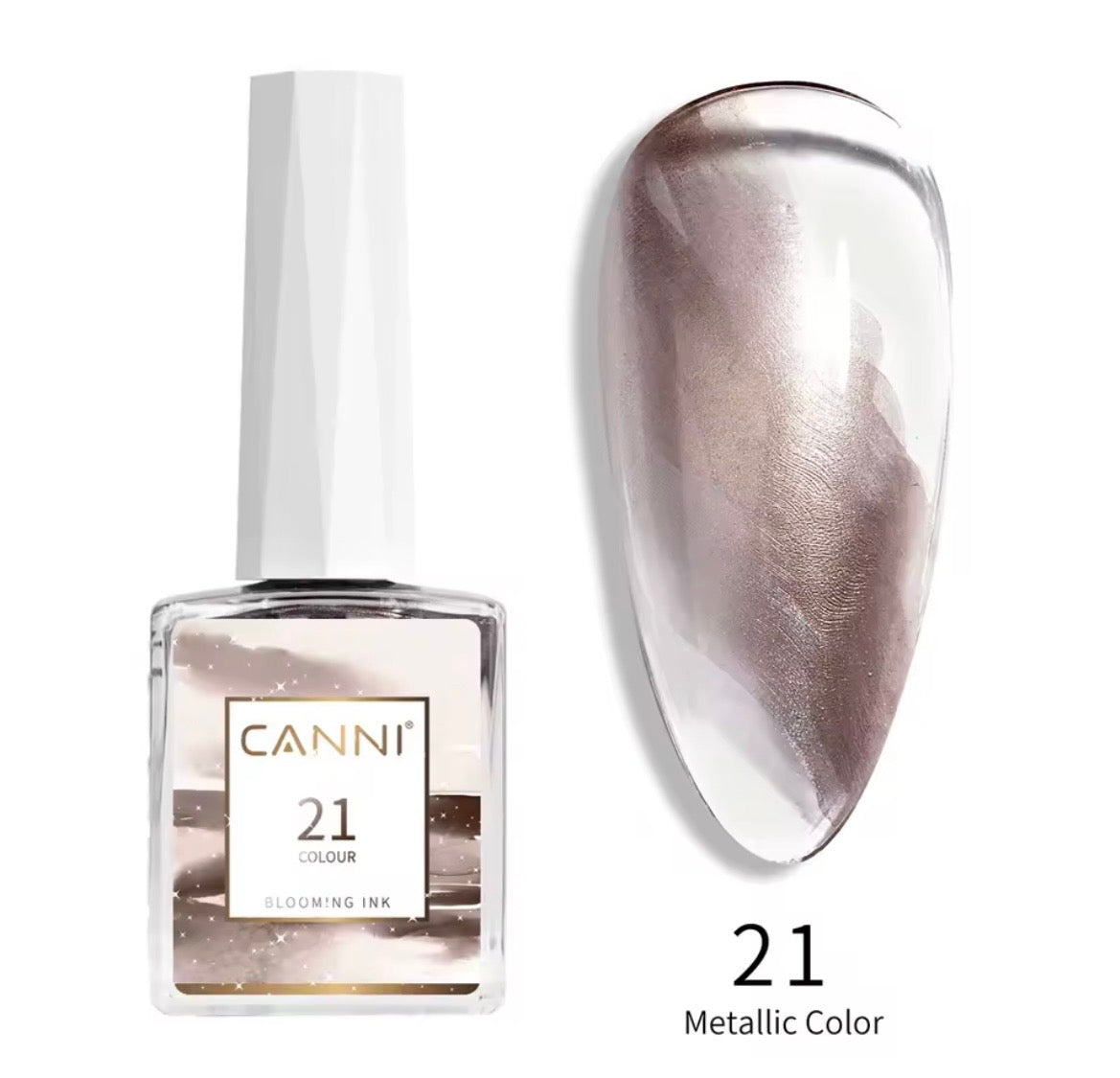 Canni Blooming Sans Hema Sans Tpo Gel Effet Marbré Aquarelle