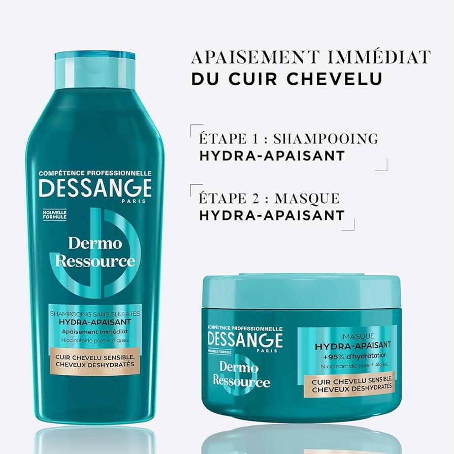 Dessange Shampooing Hydra-Apaisant Sans Sulfates