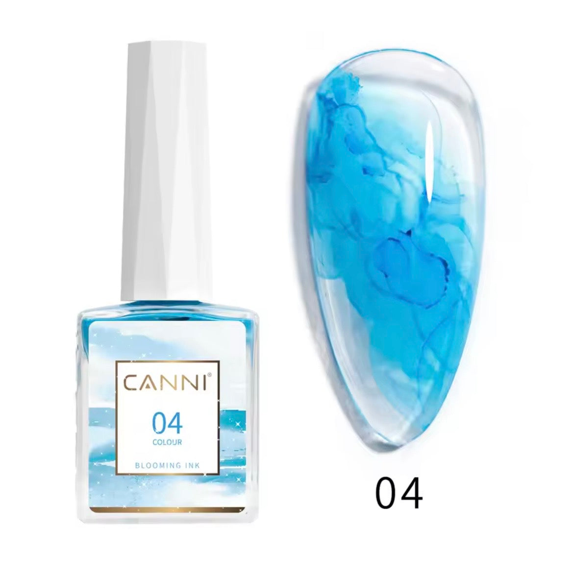 Canni Blooming Sans Hema Sans Tpo Gel Effet Marbré Aquarelle