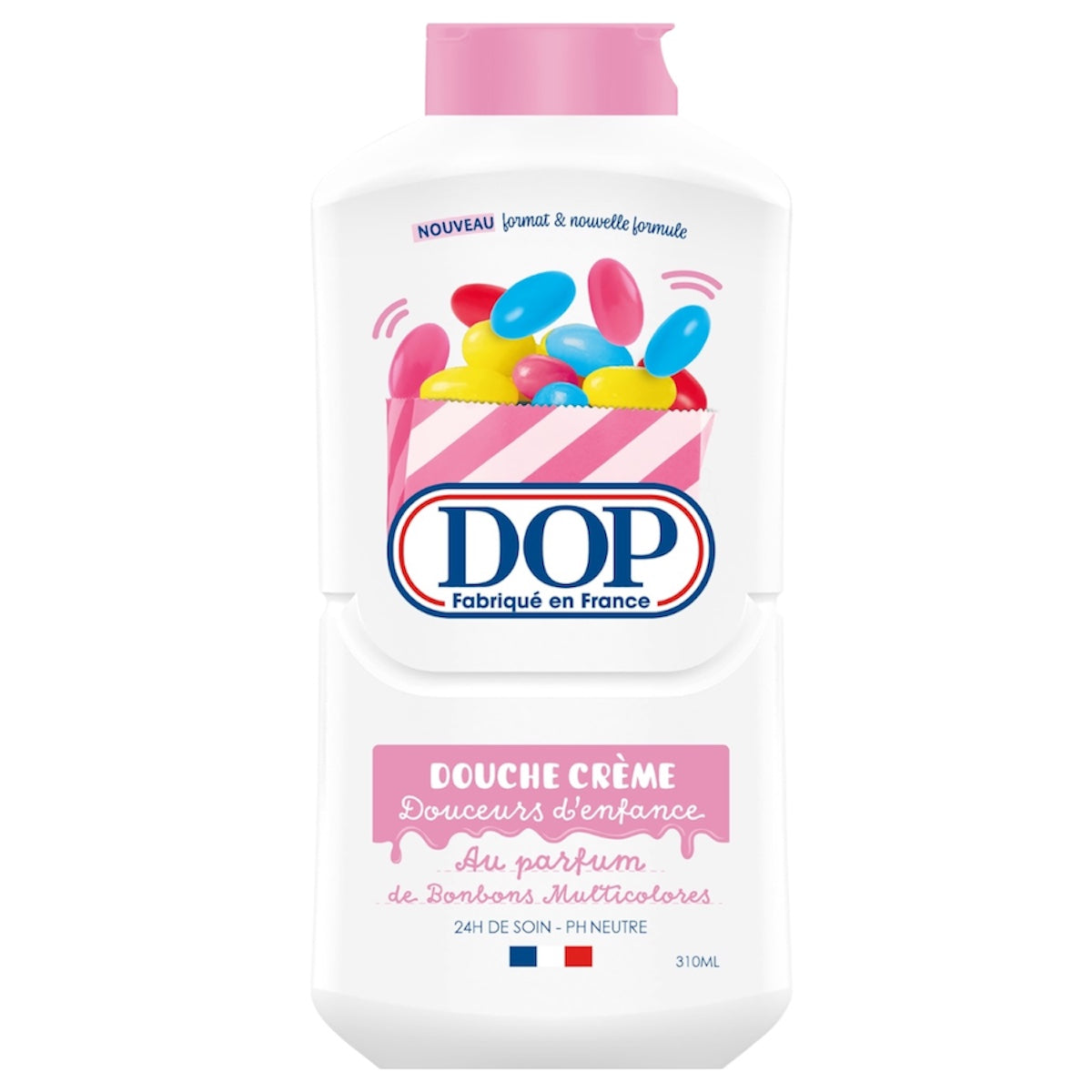 كريم جل الاستحمام Dop Douceurs D'Enfance برائحة الحلوى متعددة الألوان