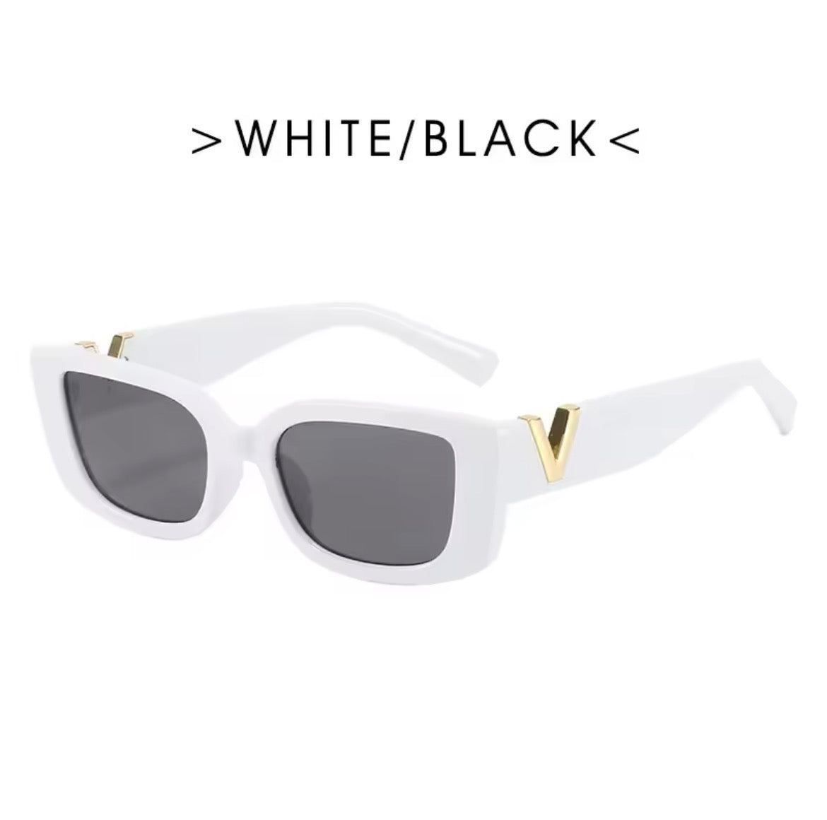 Lunettes De Soleil V Tendance À Monture Creuse Pour Femmes Et Hommes