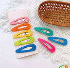 Pinces À Cheveux De Couleur Unie 2 Pièces Pince À Pression Style Simple Accessoires Pour Cheveux Pour Filles Et Femmes 2Pcs