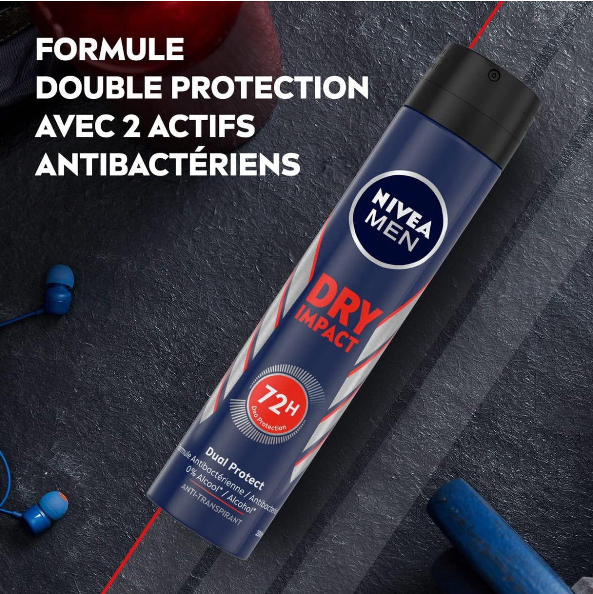Nivea Men Déodorant Spray Dry Impact Efficace 72 H Anti-Transpirant Spray