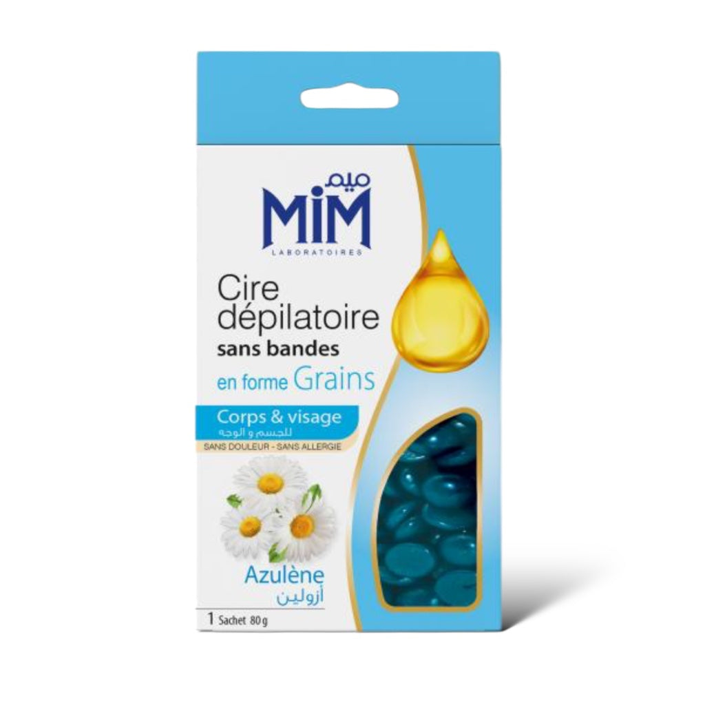 Mim Cire Dépilatoire Sans Bandes En Forme Grains Corps Visage Azuléne