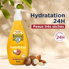 Le Petit Marseillais Lait Corps Hydratant Nutrition Au Beurre De Karite Amande Douce & Huile D’Argan